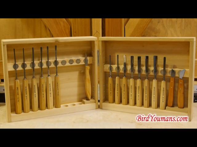 Part 3 of building my carving chisel and gouge case - Bird Youmans