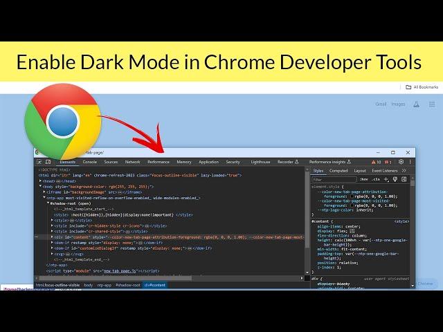 How to Enable Dark Mode in Chrome Developer Tools?