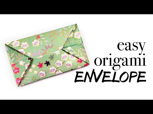 Easy Origami Envelope Tutorial - DIY - Paper Kawaii