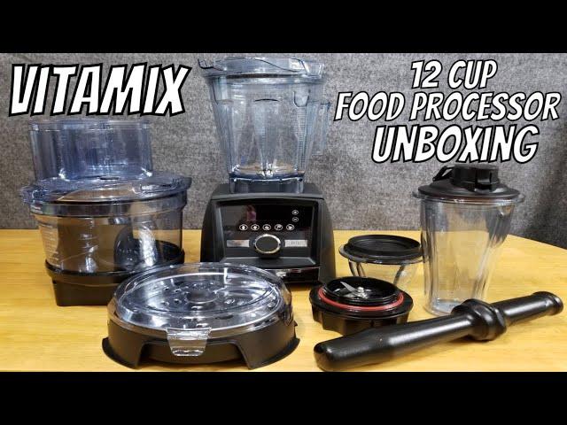 Vitamix A3500 12 Cup Food Processor Unboxing - how to make hummus