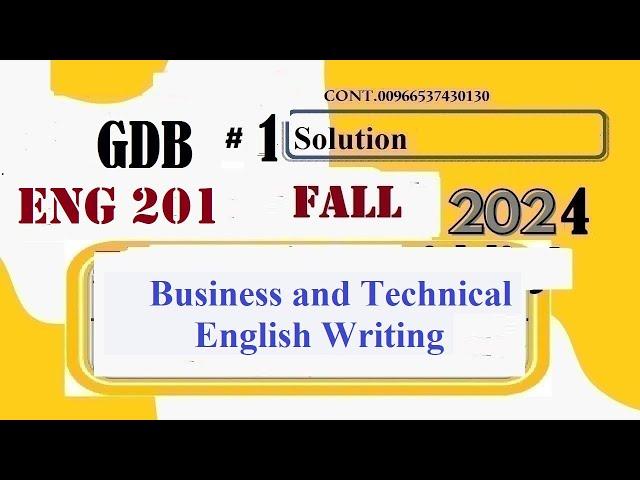 eng 201 gdb solution fall 2024|eng 201 gdb solution 2024|eng 201 gdb