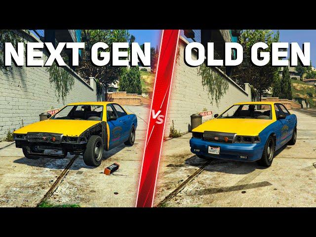 GTA 5 Remastered Next Gen vs Old Gen - Direct Comparison! Attention to Detail & Graphics! ULTRA 4K