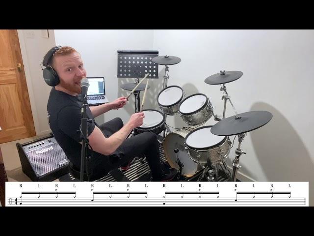 Off Beat Hi-Hat Grooves - Part 1 (Grade 1 and 2 Level)