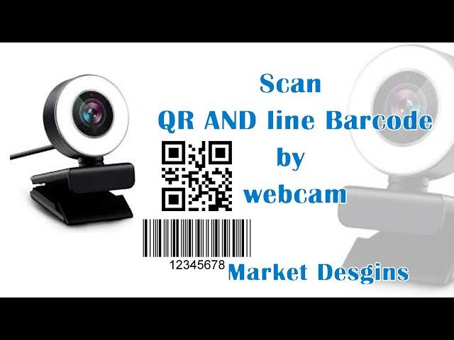 Scanner  bar-code line and qr using Webcam in c#