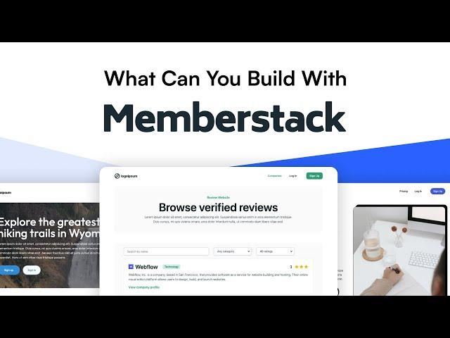 What Can You Build With Memberstack? | Demo Video