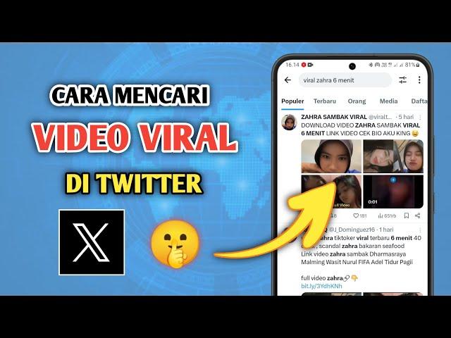 Cara Mencari Video Viral Di Twitter