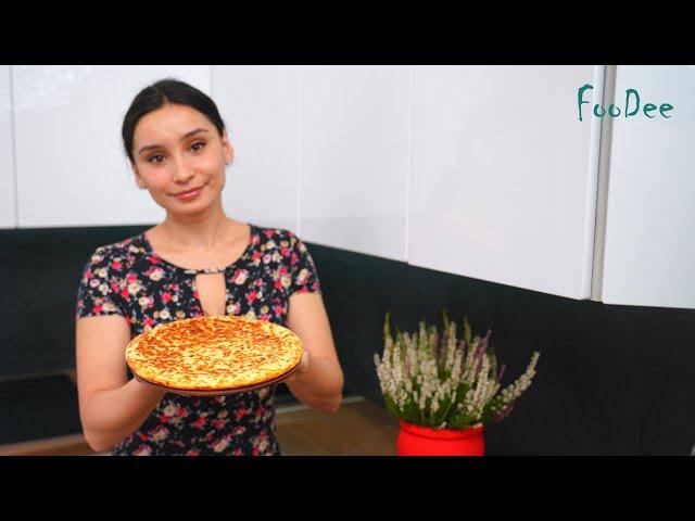 Lazy breakfast in 11 minutes! Very tasty tortilla with cheese in a frying pan. Khachapuri