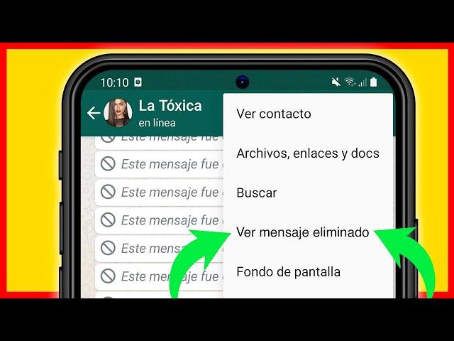 Cómo LEER LOS MENSAJES ELIMINADOS DE WHATSAPP 2024 ▷ Sin aplicaciones