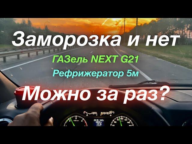 В Челябинск и обратно через Самару ГАЗель NEXT G2,5 Рефрижератор 5м