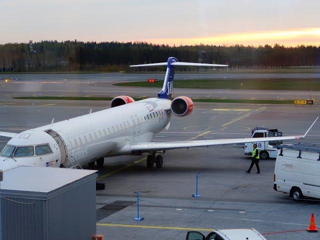 Утренний рейс в Стокгольм Bombardier CRJ-900 SAS