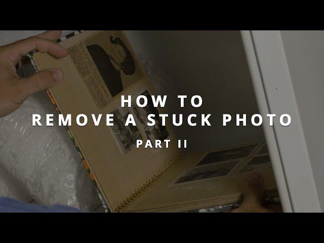 Tutorial: How to Remove a Stuck Photo from a Photo Album (Part 2—Freezing)