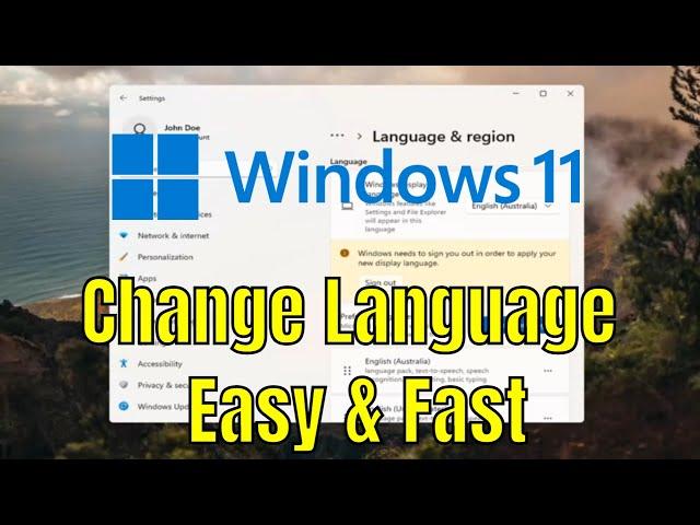 How to Change Language in Windows 11 Operating System