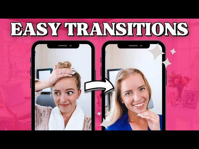 SUPER EASY TikTok Transitions For All My TikTok Newbies Out There