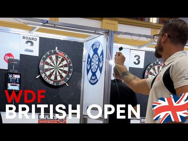 My journey at the WDF British Open Darts Tournament 2023