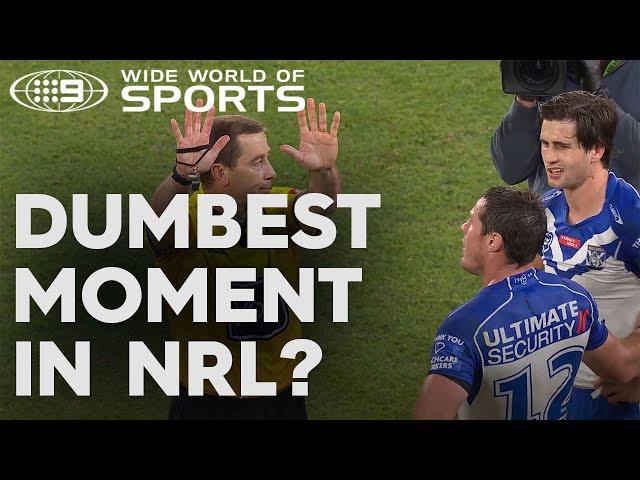 Lachlan Lewis sent to the bin for bizarre half time tackle | Wide World of Sports