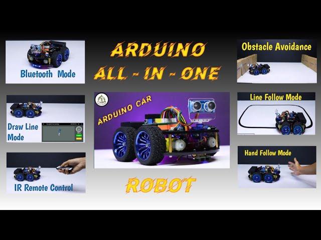 Arduino All - in - One Robot  ||  Tech Learn ||