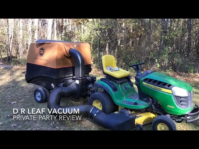 D R Leaf Vacuum in Action