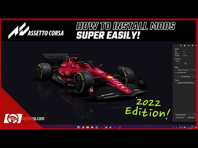 How To Install Assetto Corsa Mods - Beginners Guide