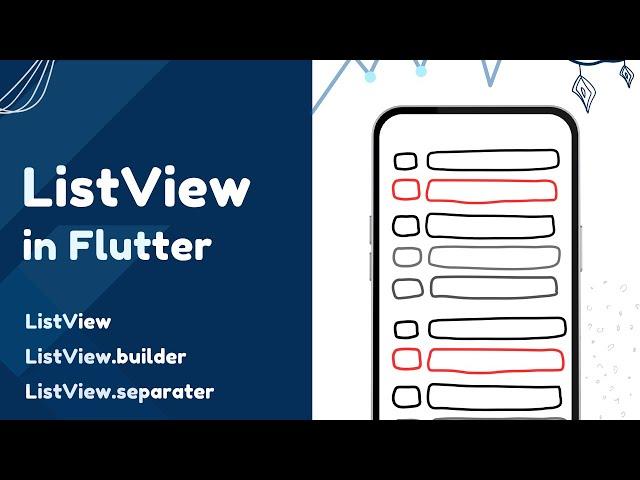 ListView | ListView.builder | ListView.separated in Flutter