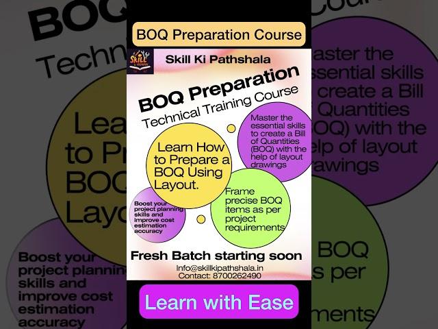 Learn how to prepare BOQ basis Layout. Learning with ease. #boq #quotation #quotes #technical #skip