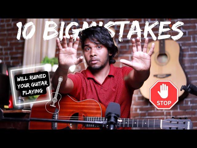Top 10 common guitar mistakes| every beginner would do