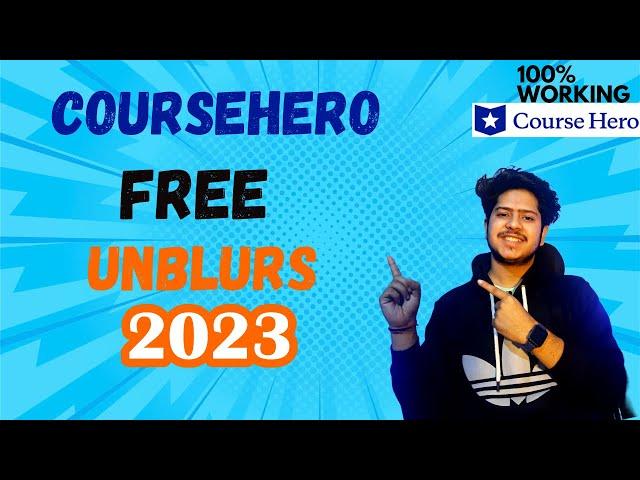 coursehero free answers | how to unlock COURSEHERO answers for free | 100% working in 2023