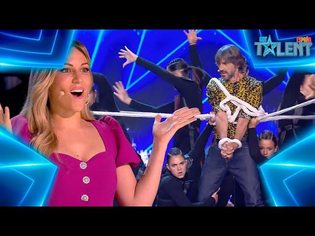 These FRENCH DANCERS "KIDNAP" Santi Millán | Auditions 5 | Spain's Got Talent 7 (2021)