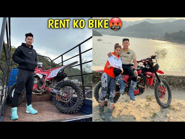 RENT KO BIKE LINU SISNERI JANA PARYO / RAJKUMAR THAPA MAGAR DIRT BIKE RENTAL / @alishakhadgi9769