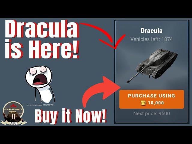 DRACULA IS IN THE WOT BLITZ AUCTION! BUY IT NOW BEFORE IT SELLS OUT!