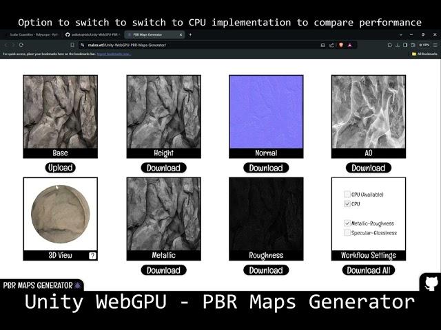 Unity WebGPU vs WebGL performance comparison