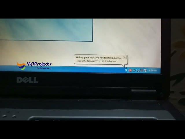 Hiding Your Interactive Notifications || Windows Xp Task Bar || Vk7projects || Windows Xp