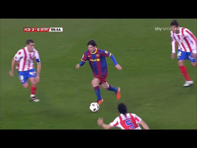 Messi HAT-TRICK vs Atletico Madrid (Home) 2010-11 English Commentary HD 1080i