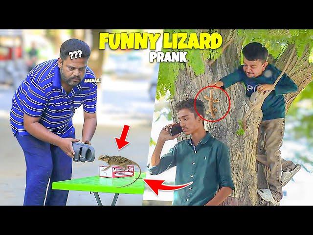 Funny Lizard Prank in Public - | @NewTalentOfficial