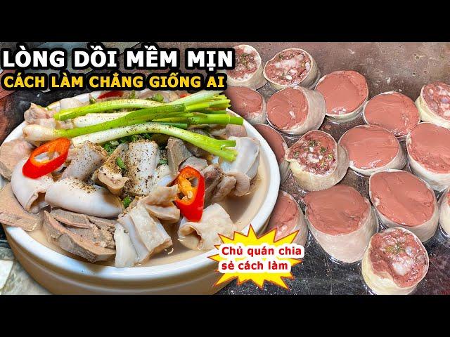 Pork internal organs porridge  Local Favorite Food - Vietnamese Street Food