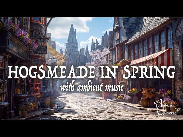 Hogsmeade in Spring w/ 2 hours Harry Potter Music | ambience, music, mindfulness, relax, study