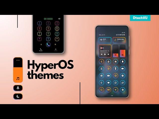 Try These HyperOS Control Centre Themes | Best HyperOS Themes