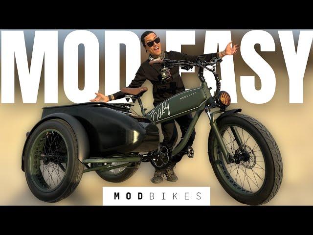 BEST Retro Cruiser Electric Bike: MOD BIKES Easy with Sidecar REVIEW & Tests!