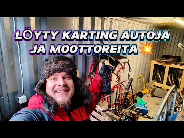 DYYKATAAN, LÖYTY 3 KARTING AUTOA JA MOOTTOREITA