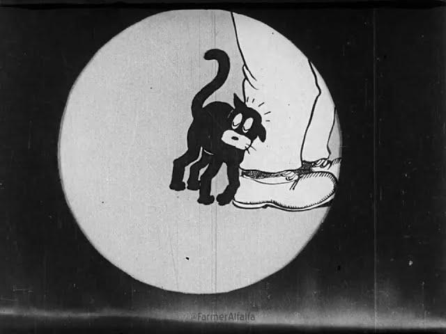 Venus and The Cat | 1921 | Aesop's Fables | Farmer Alfalfa | Paul Terry Cartoon