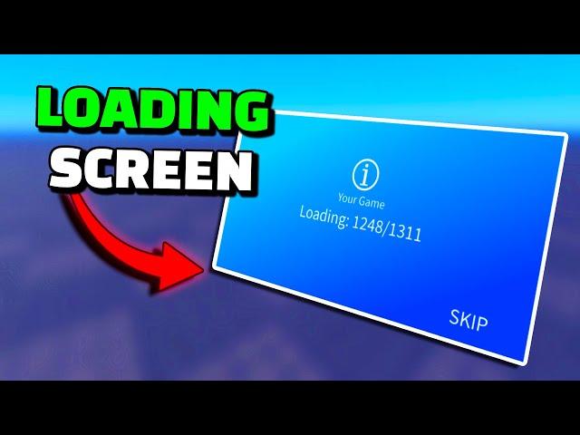 How to Make a Loading Screen in Roblox Studio! | Tutorial