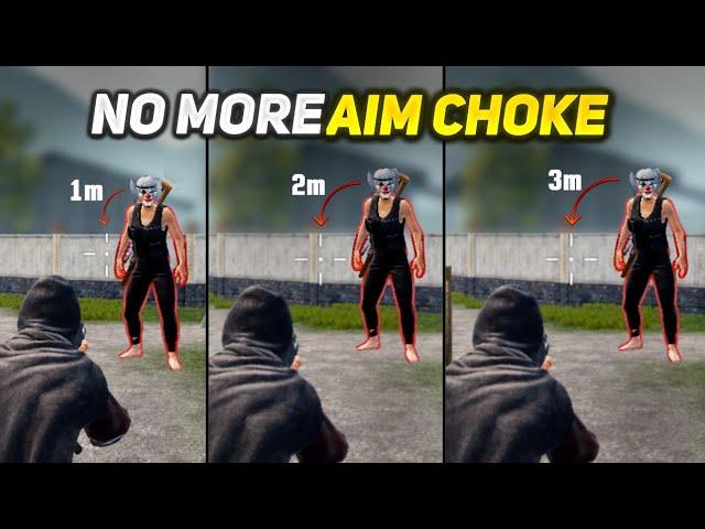 No more aim choke problem in close range | Tips and tricks for 99% aim lock (bgmi/pubg)