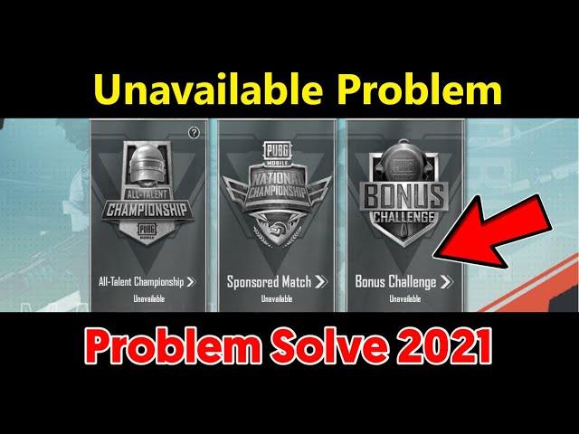 pubg mobile bonus challenge unavailable problem | bonus challenge unavailable pubg mobile