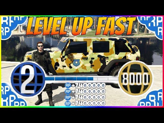 What is the Fastest Way to Level Up in GTA 5 Online 2024? (Level 1-8000 In Under A Day)