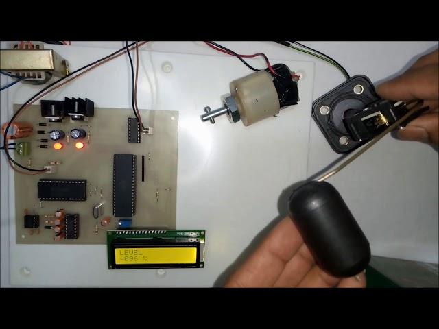 Water level monitoring and controlling using water level sensor