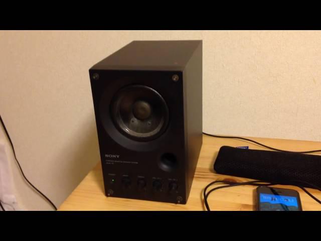 SONY POWERED MONITOR SPEAKER SYSTEM SMS-1P
