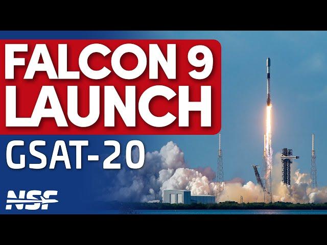  FULL REPLAY: SpaceX Launches GSAT-20