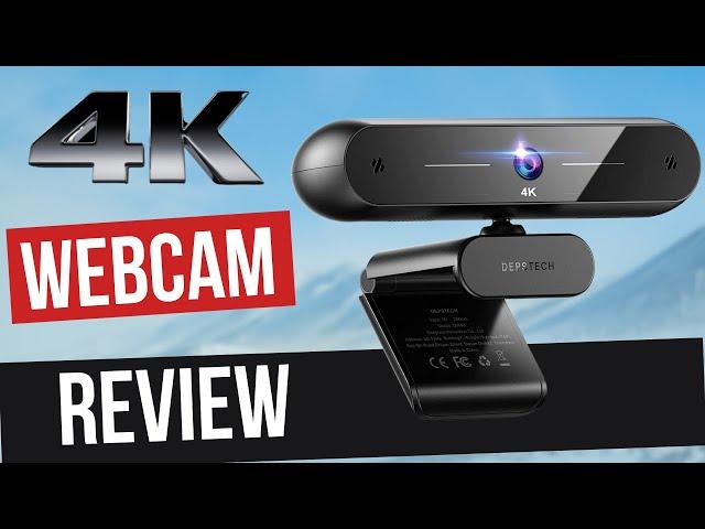 Depstech DW40 4K Autofocus 30fps Webcam Unboxing, Sound and Video Review!