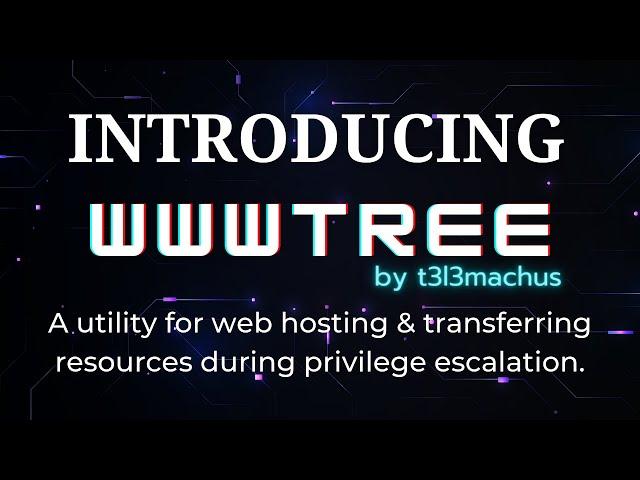 Introducing wwwtree - Red Team tool