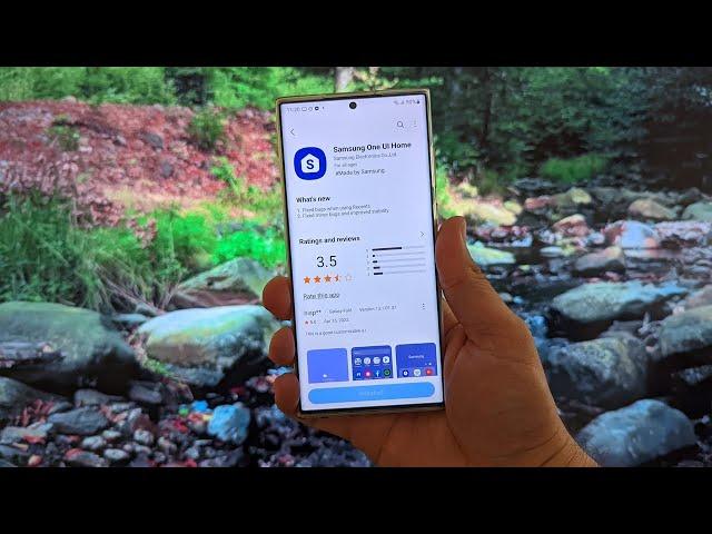 Samsung One UI Home NEW version - Animations FIXED on Galaxy S22 Ultra