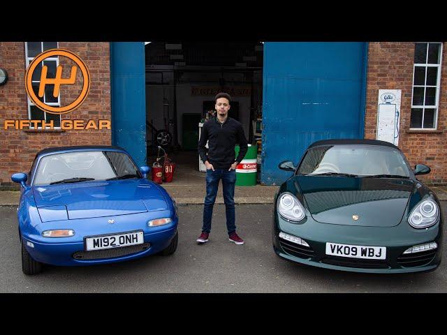 Mazda MX-5 vs Porsche Boxster: Second Hand Heroes | Fifth Gear